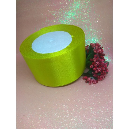 Ленты атласные однотонные 5 см, цена за 5 м